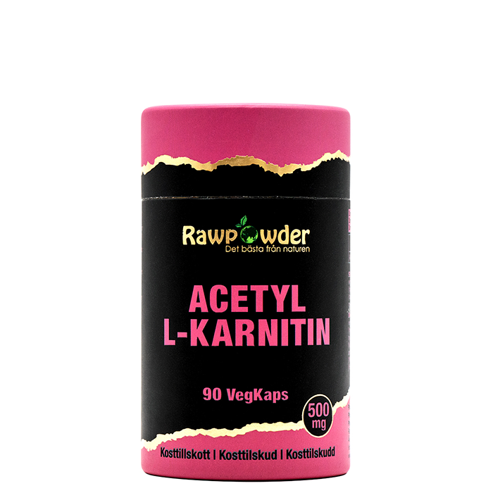 Rawpowder Acetyl L-Karnitin 500 mg (90 kapslar)